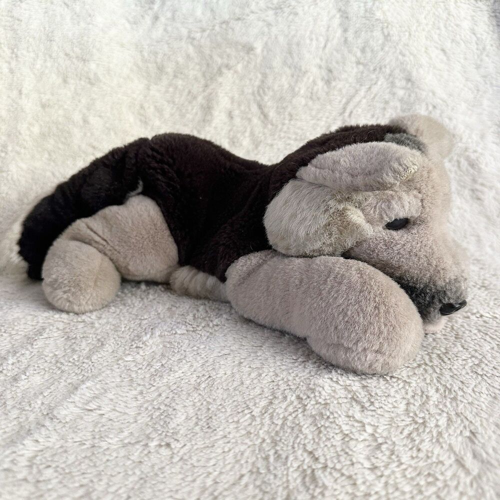 A&A Aurora Flopsies Konrad German Shepherd Beanbag 12" Plush Dog Stuffed Animal